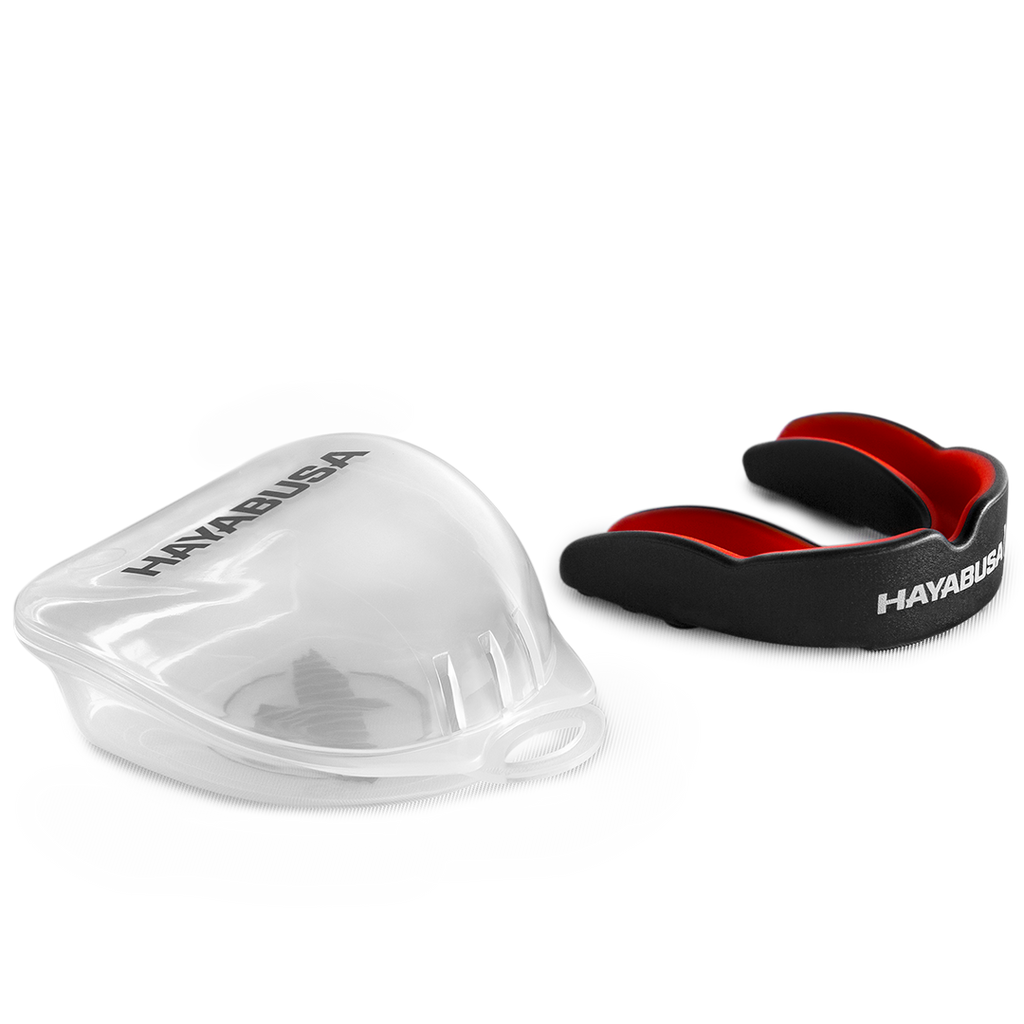 Hayabusa Combat Mouthguard - Adult - zwart/rood