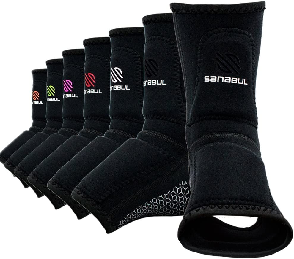 Sanabul Essential Gel Ankle Wraps - paar - Zwart