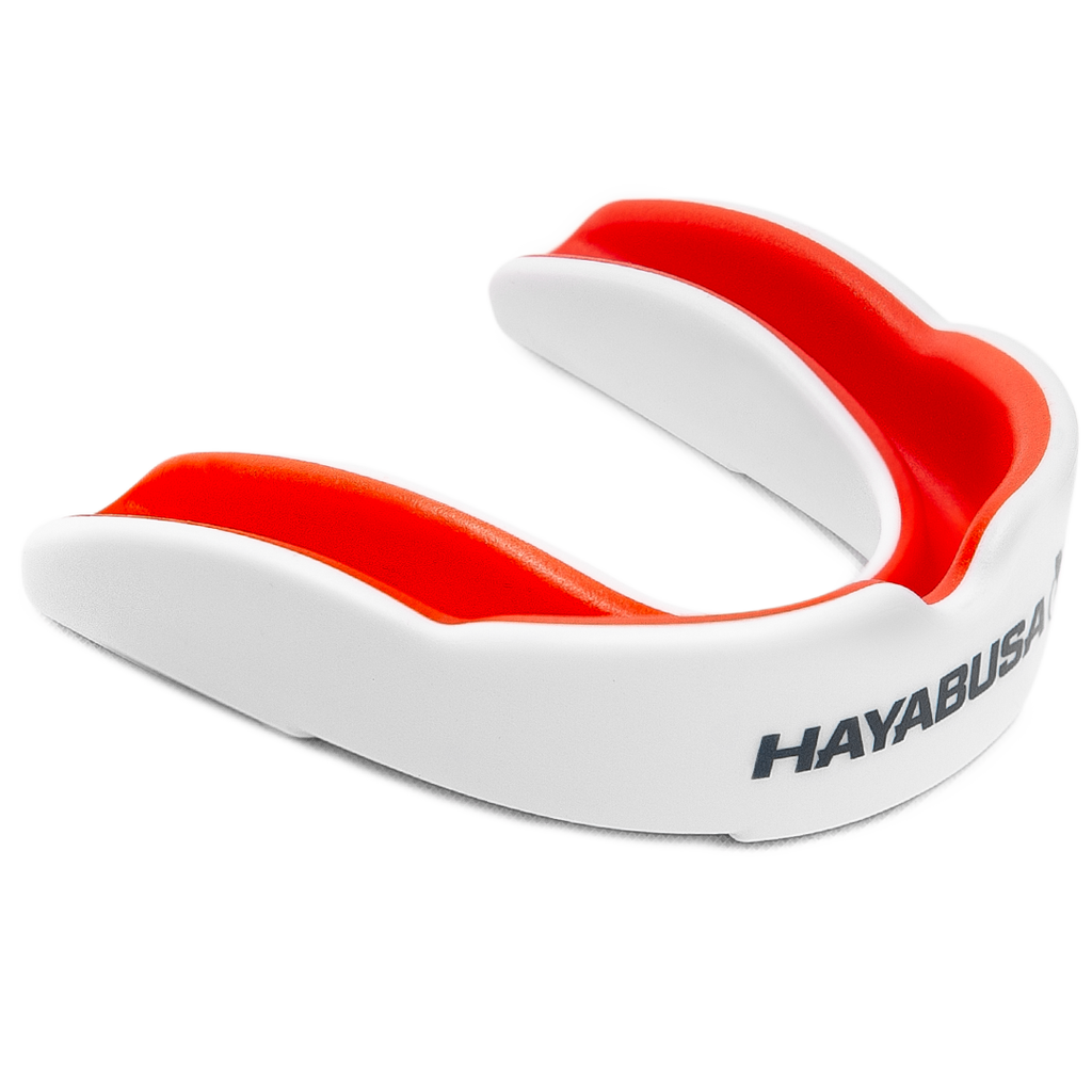 Hayabusa Combat Mouthguard - Adult - wit/rood