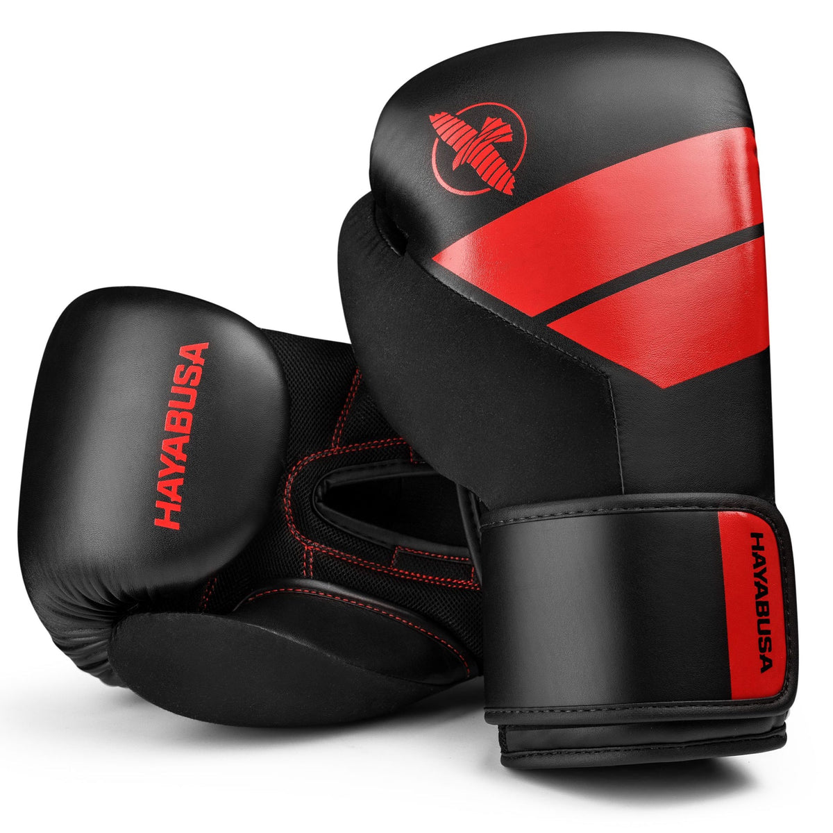 Hayabusa S4 Bokshandschoenen - Zwart/Rood