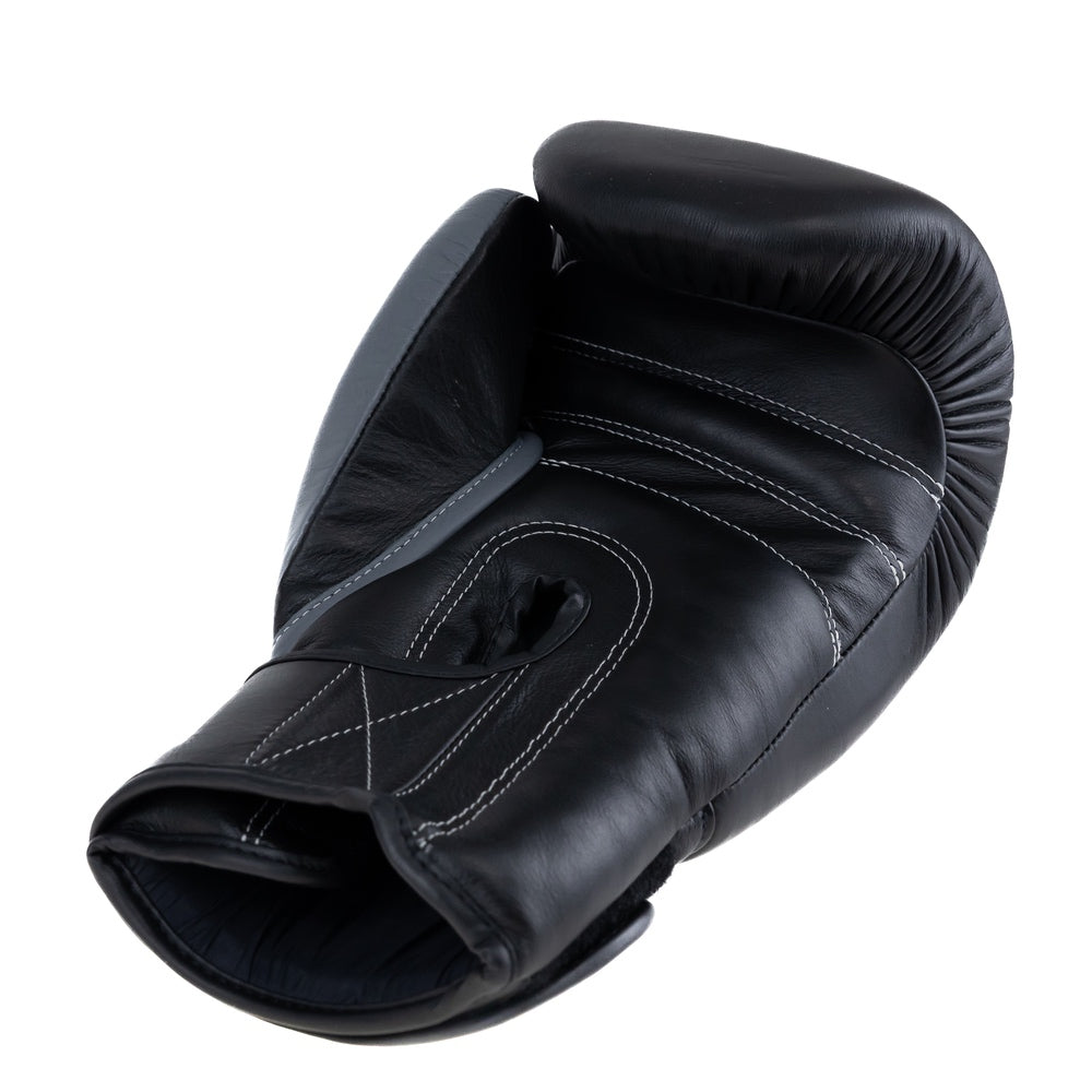 Booster Fight Gear - Rapid Strike Bokshandschoenen - Echt Leer - zwart/grijs