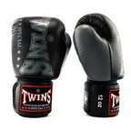 Twins Special BGVL 8 Bokshandschoenen - Echt Leer - Zwart / Grijs