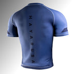 Hayabusa Core Short Sleeve Rashguard voor heren - Blauw