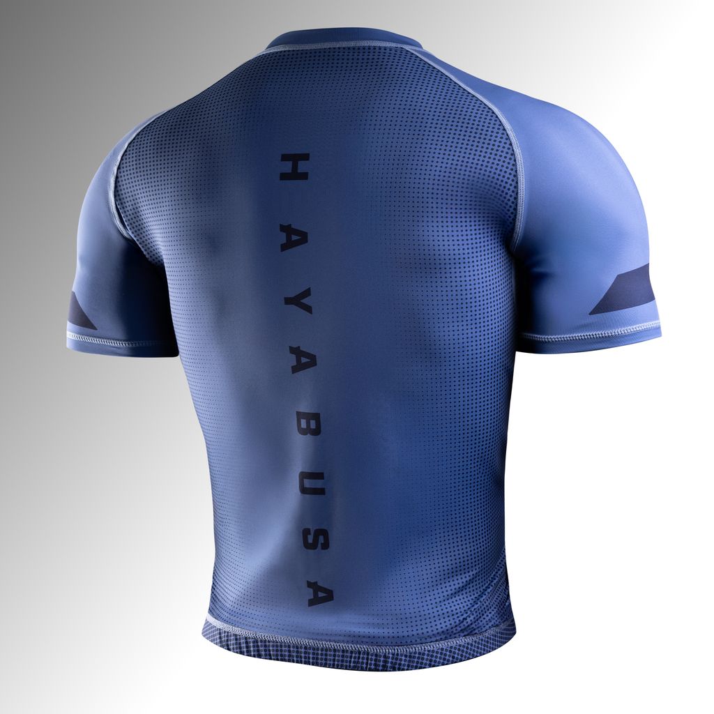 Hayabusa Core Short Sleeve Rashguard voor heren - Blauw