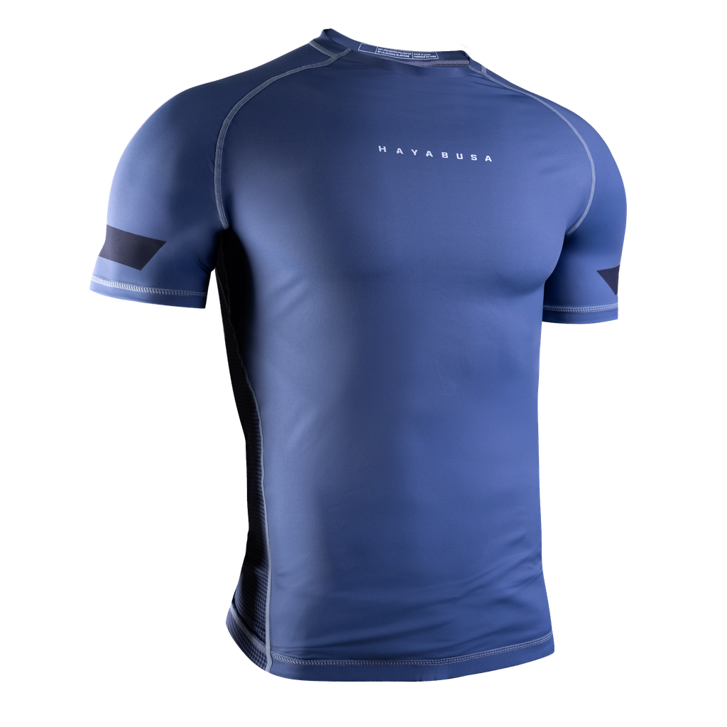 Hayabusa Core Short Sleeve Rashguard voor heren - Blauw