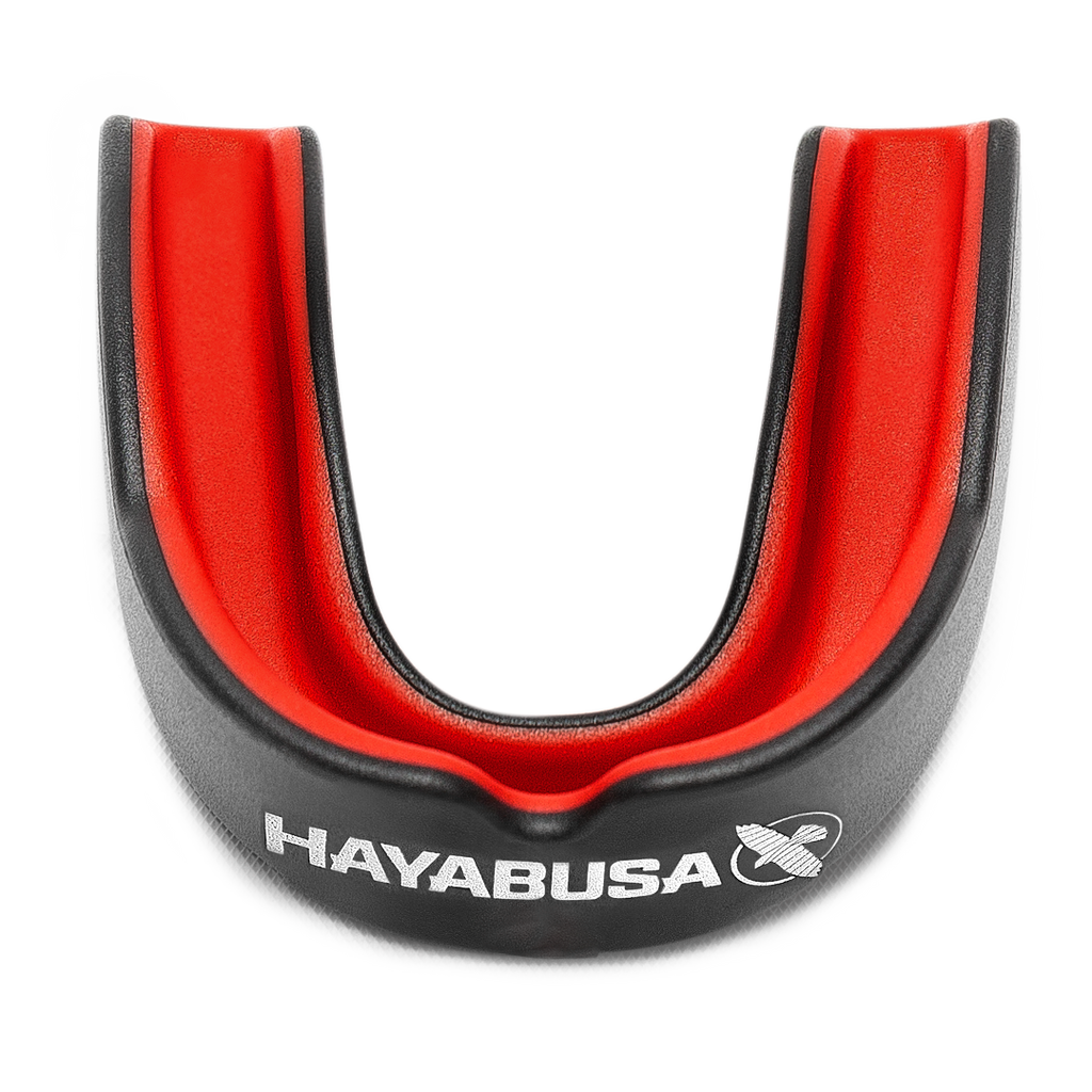 Hayabusa Combat Mouthguard - Adult - zwart/rood