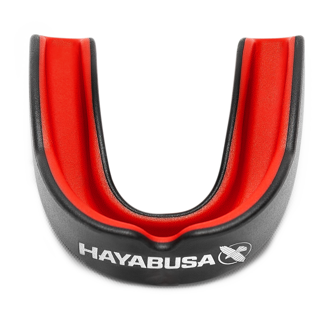 Hayabusa Combat Mouthguard - Adult - zwart/rood