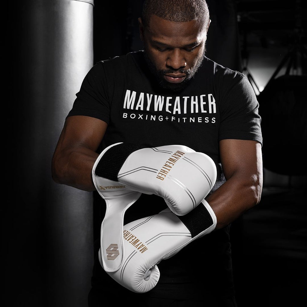 Hayabusa Mayweather Contender Bokshandschoenen - Wit/Goud