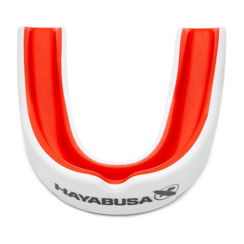 Hayabusa Combat Mouthguard - Adult - wit/rood