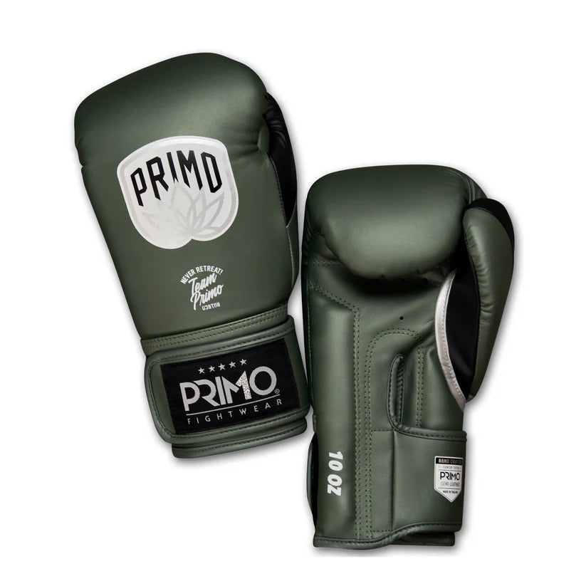 Primo Emblem 2.0 Semi Leather Bokshandschoenen - Army Green - legergroen