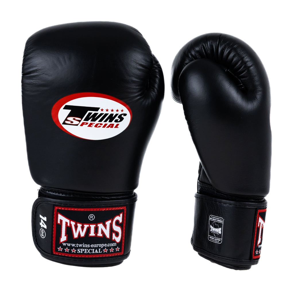 Twins Special BGN 1 Bokshandschoenen - Echt Leer - Zwart