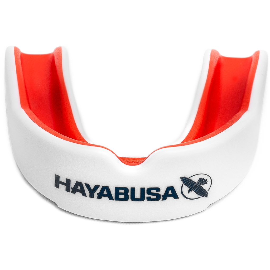 Hayabusa Combat Mouthguard - Adult - wit/rood
