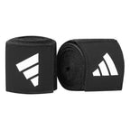Adidas Boxing Crepe Handwraps - 450 cm - Zwart – opgerolde bandages