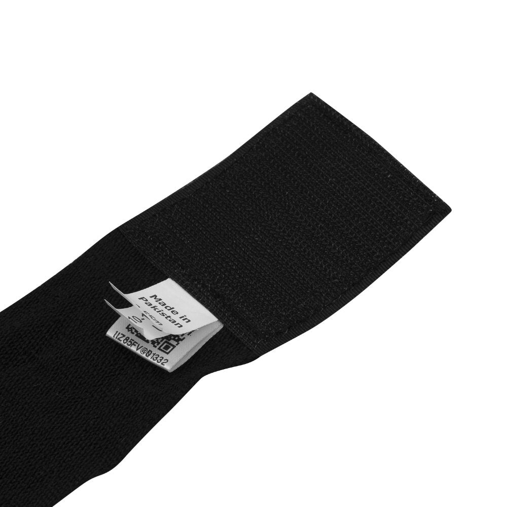 Adidas Boxing Crepe Handwraps - 450 cm - Zwart – detail van de sluiting