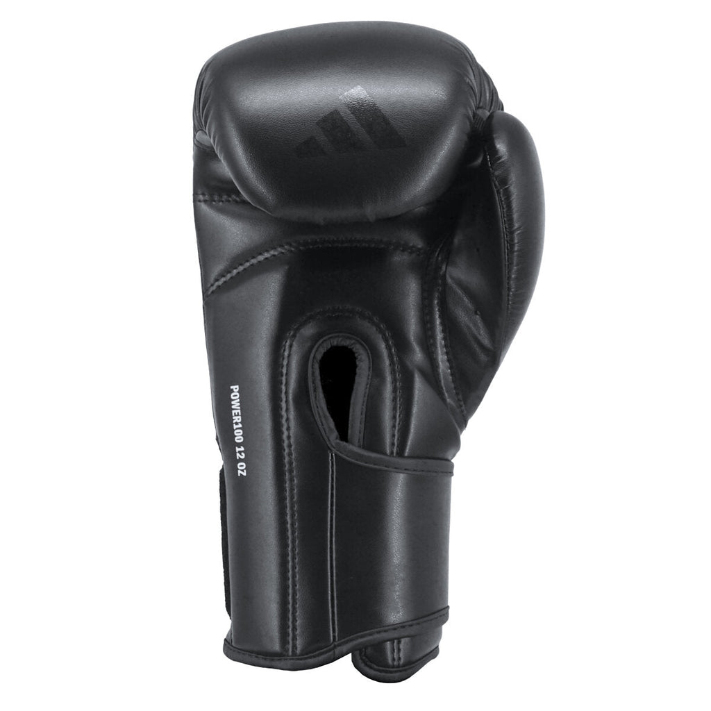Adidas Power 100 Bokshandschoenen - Zwart/Zwart – handpalmzijde
