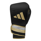 Adidas Speed 501 Bokshandschoenen - Zwart/Goud – voorkant
