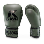 King Pro Boxing Bokshandschoenen - BGVL 3 - Olijfgroen