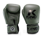 King Pro Boxing Bokshandschoenen - BGVL 3 - Olijfgroen