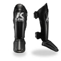 King Pro Boxing SGL 7 Kickboks Scheenbeschermers - zwart/wit