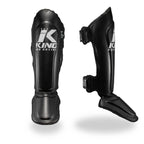 King Pro Boxing SGL 7 Kickboks Scheenbeschermers - zwart/wit
