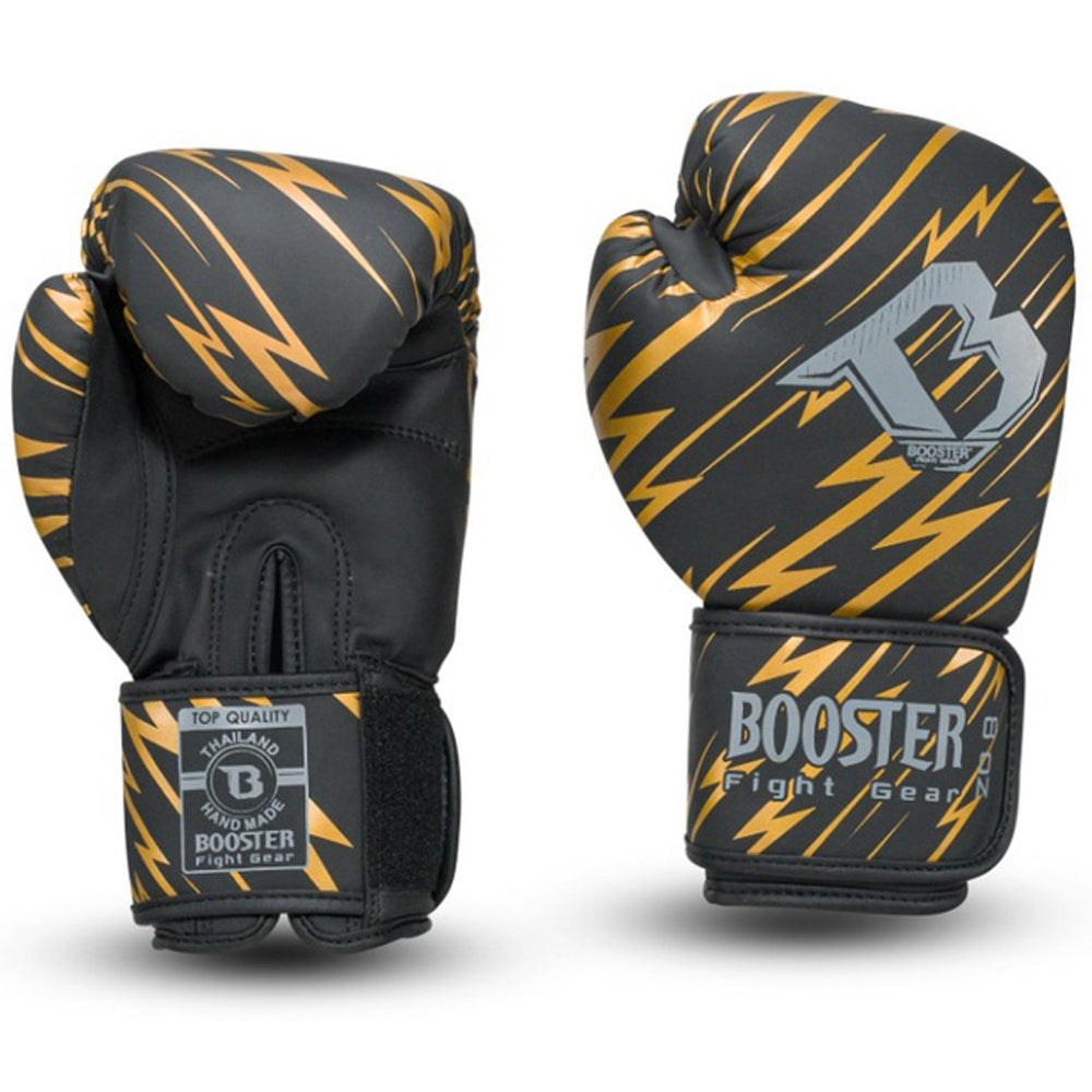 Booster Bokshandschoenen voor kinderen - Combat series 1 - Zwart/Goud