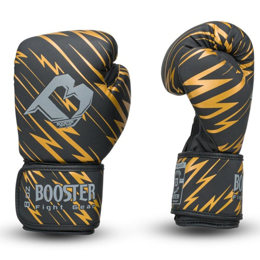 Booster Bokshandschoenen voor kinderen - Combat series 1 - Zwart/Goud