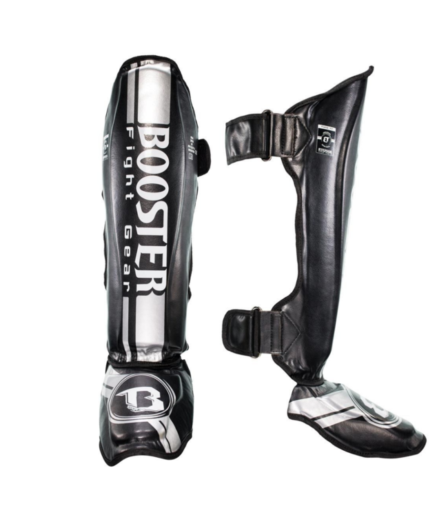Booster Pro Range BSG V3 Scheenbeschermers - Zwart / Zilver
