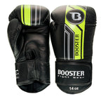 Booster Pro Range BGL V9 Bokshandschoenen - Echt Leer - zwart/geel
