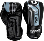 Booster Pro Range BGL V9 Bokshandschoenen - Echt Leer - zwart/grijs