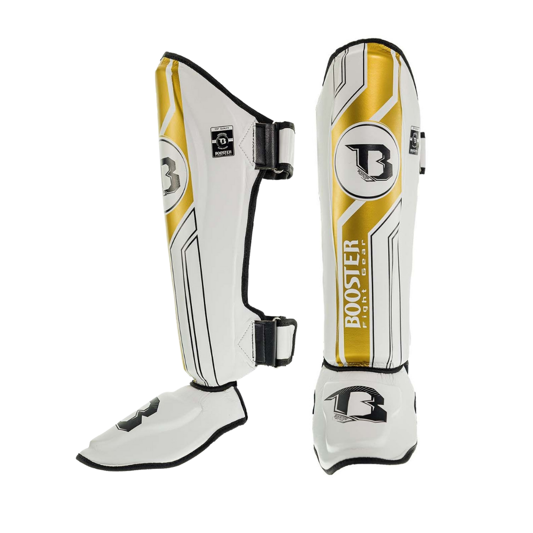 Booster Pro Range BSG V9 Scheenbeschermers - Wit / Goud