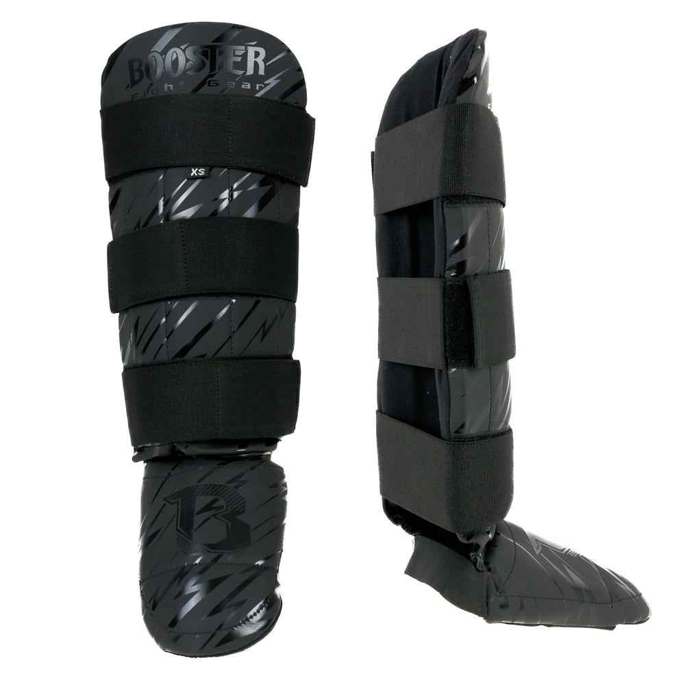 Booster Scheenbeschermers voor kinderen – Combat Series 4 - Zwart