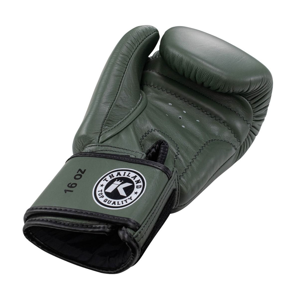 King Pro Boxing Bokshandschoenen - BGVL 3 - Olijfgroen