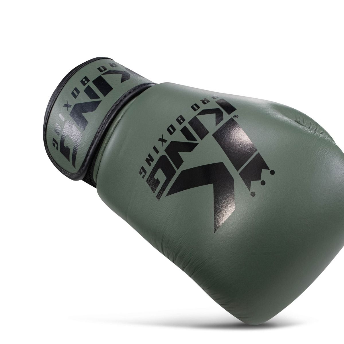 King Pro Boxing Bokshandschoenen - BGVL 3 - Olijfgroen