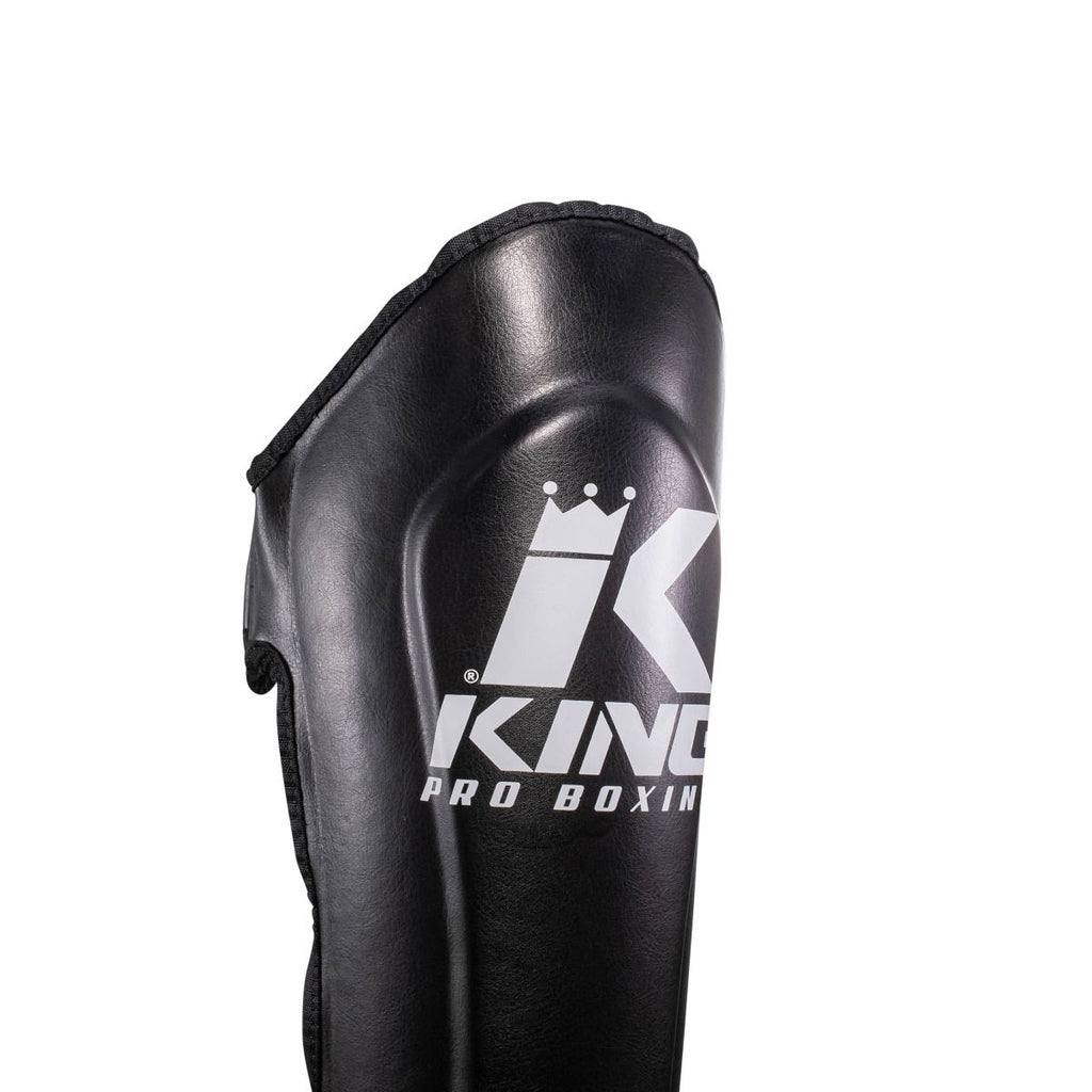 King Pro Boxing SGL 7 Kickboks Scheenbeschermers - zwart/wit