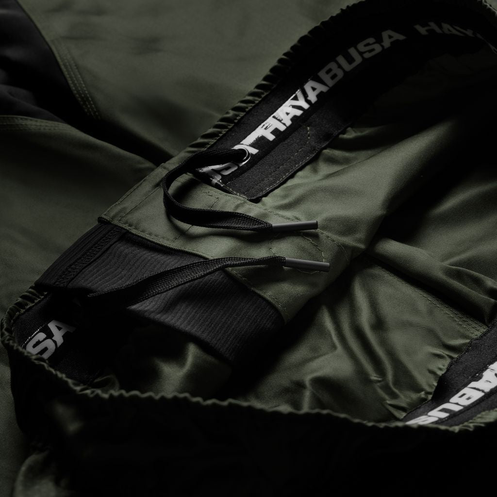 Hayabusa Core Fight Shorts voor heren - Full Length - Donkergroen