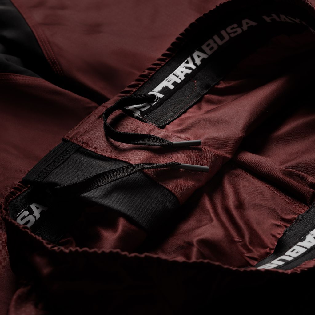 Hayabusa Core Fight Shorts voor heren - Full Length - Donkerrood