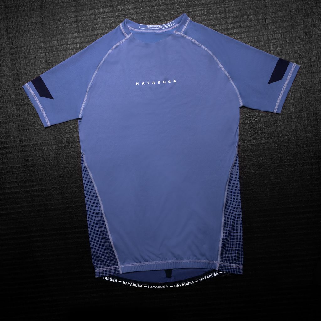 Hayabusa Core Short Sleeve Rashguard voor heren - Blauw