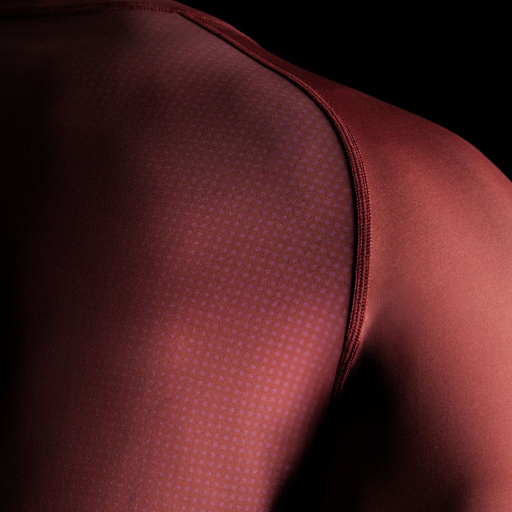 Hayabusa Core Short Sleeve Rashguard voor heren - Donkerrood