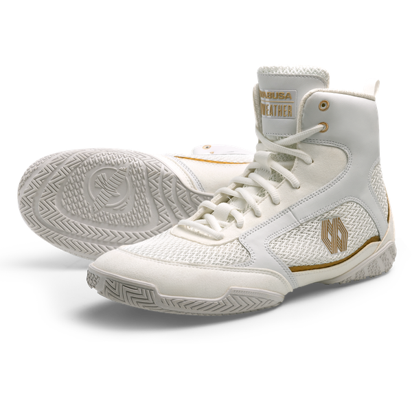 Hayabusa Mayweather Champ Boksschoenen - Wit/Goud