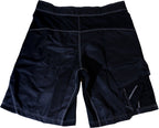 Danger MMA Short - Satijn-microvezel - Zwart