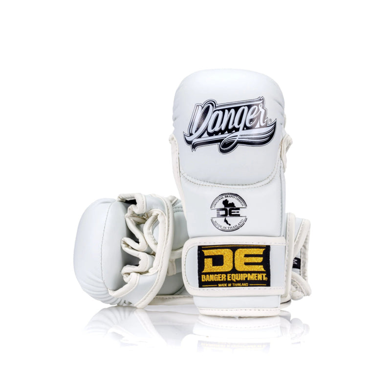 Danger MMA Sparring Handschoenen - semi leer - Wit