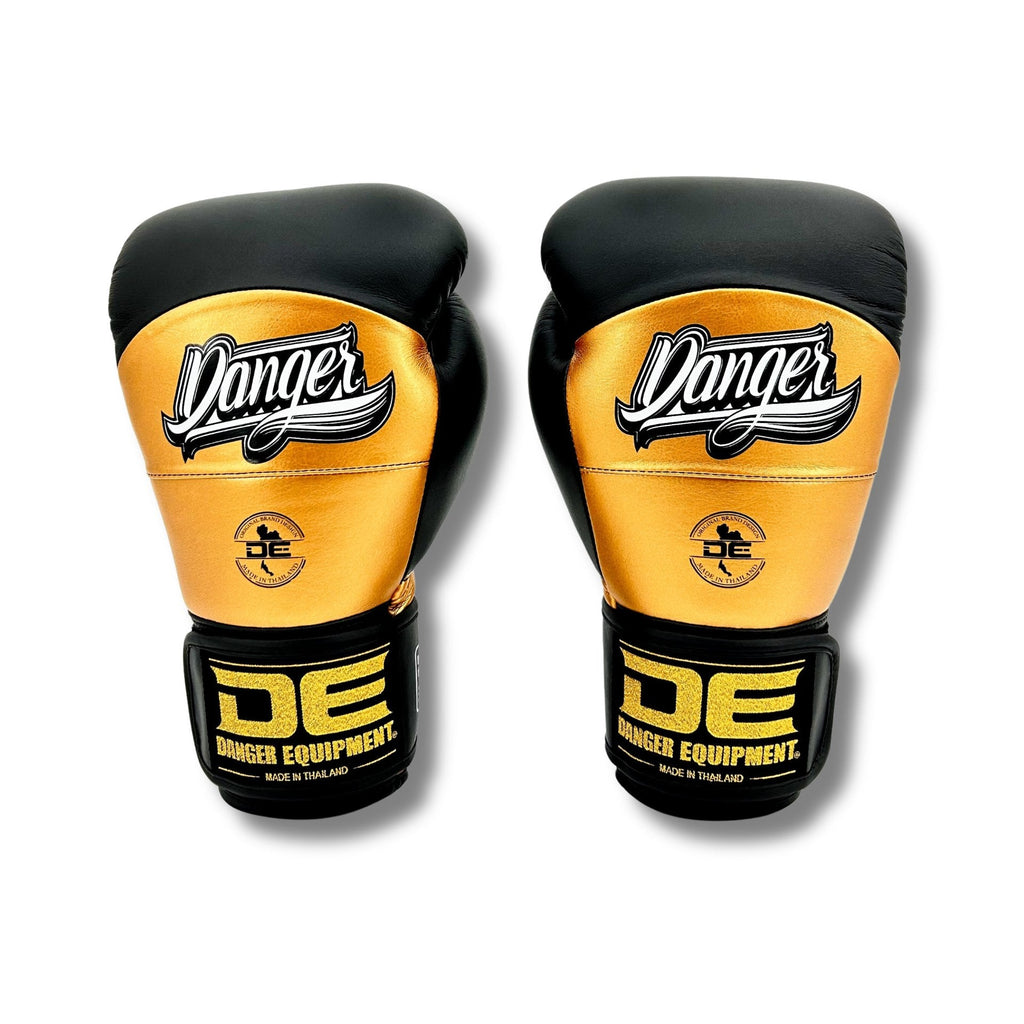 Danger Reborn Bokshandschoenen - microfiber - Zwart/Goud