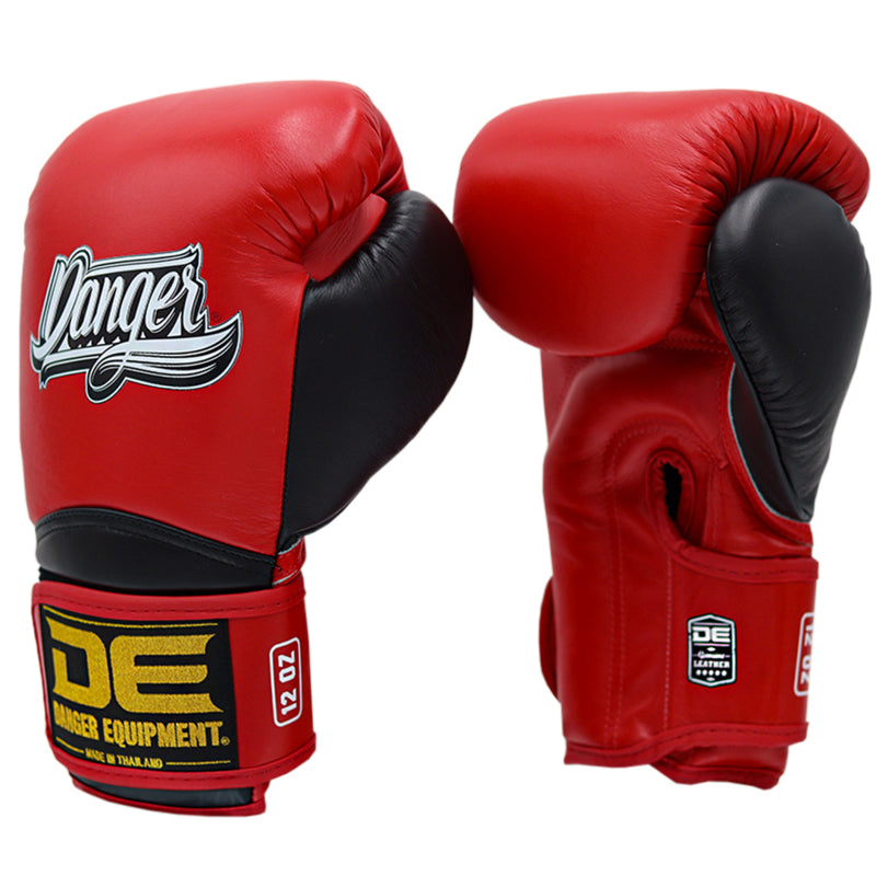 Danger Rocket Bokshandschoenen - Echt Leer - Rood