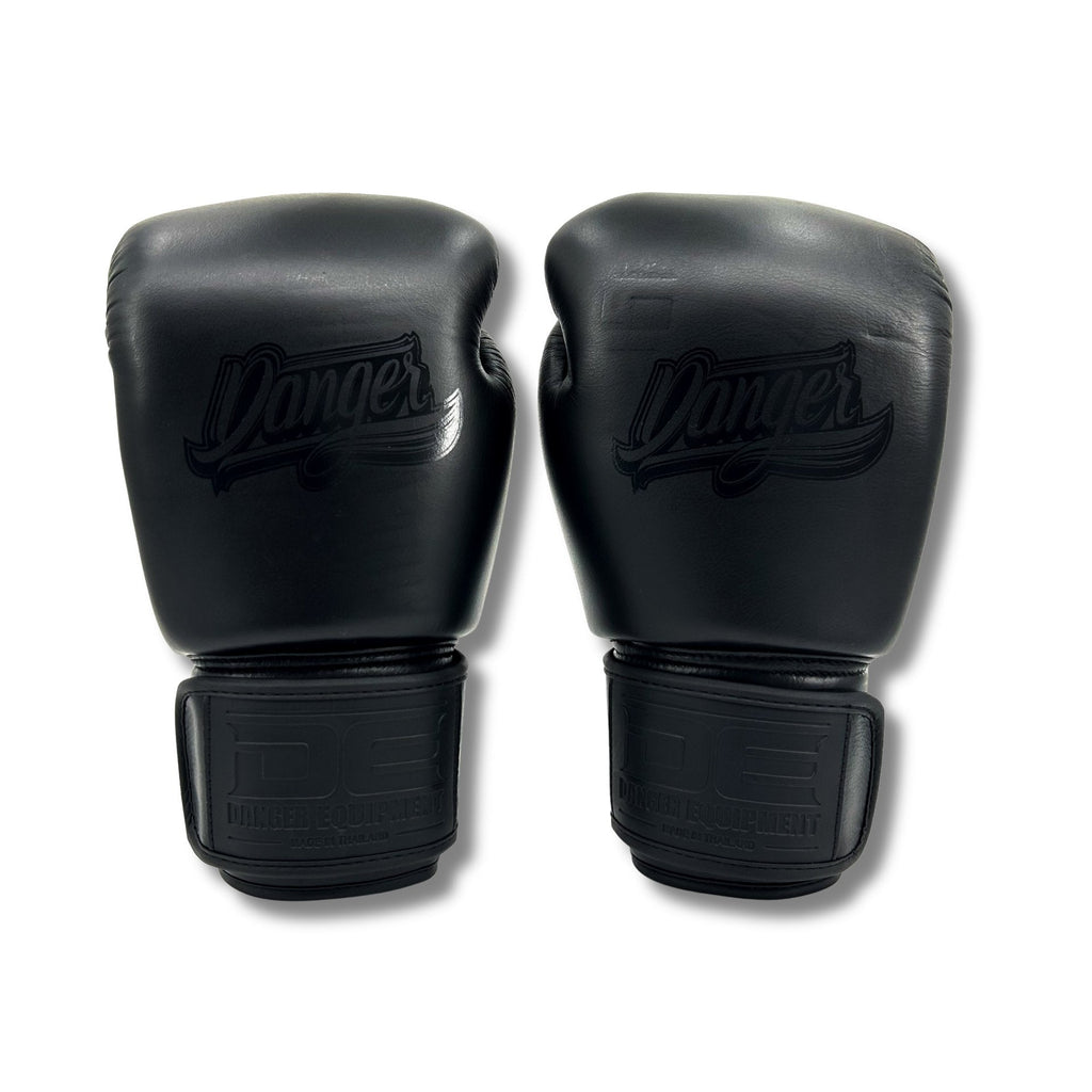 Danger Supermax Bokshandschoenen - Black Edition - Echt Leer - Zwart
