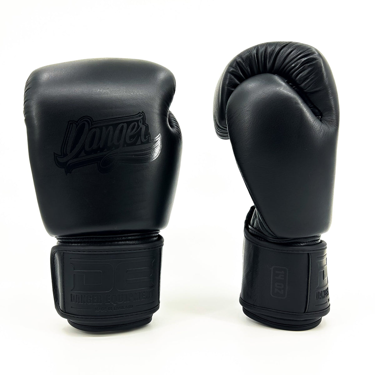 Danger Supermax Bokshandschoenen - Black Edition - Echt Leer - Zwart
