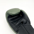 Danger Supermax Bokshandschoenen - Army Edition - Echt Leer - Legergroen