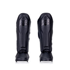 Danger Supermax Scheenbeschermers - Black Edition - Echt Leer - Zwart