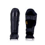 Danger Supermax Scheenbeschermers - Black Edition - Echt Leer - Zwart