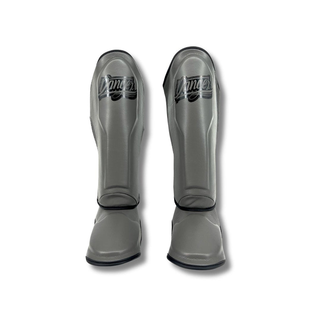 Danger Supermax Scheenbeschermers - Grey Edition - Echt Leer - Grijs