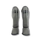 Danger Supermax Scheenbeschermers - Grey Edition - Echt Leer - Grijs